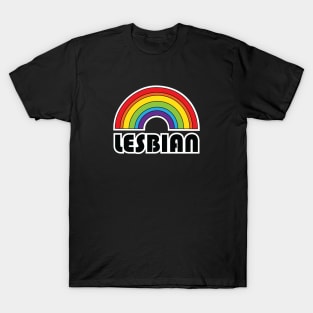 Lesbian LGBT Pride Rainbow T-Shirt